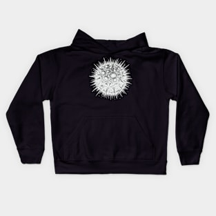 White Spore Planet Kids Hoodie